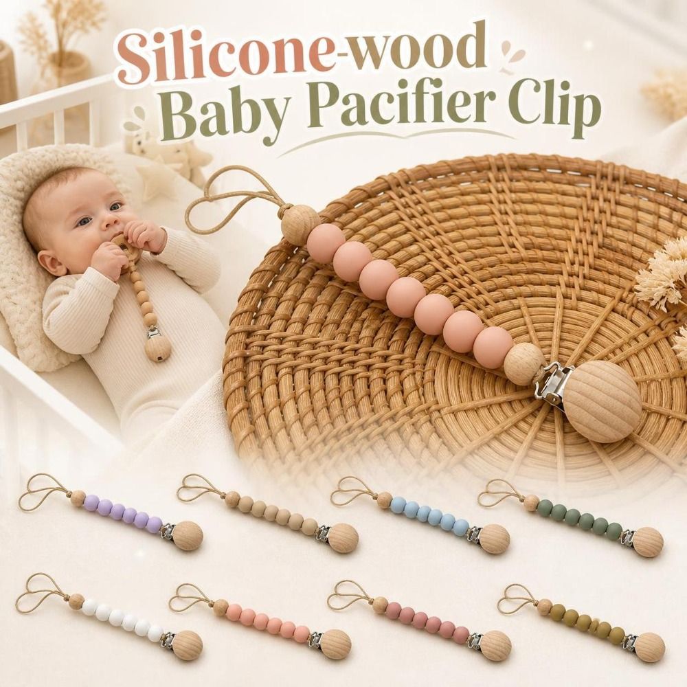 Baby Food Quality - Attache-tétine en silicone de haute qualité,