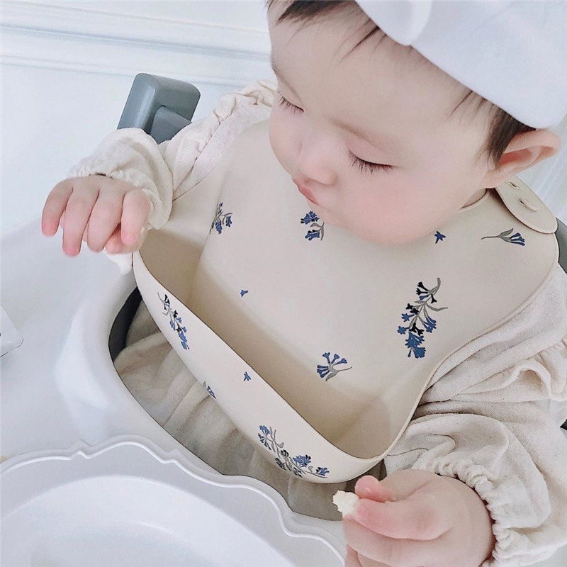 Baby Food Quality - Bavoir pour bébé en silicone souple