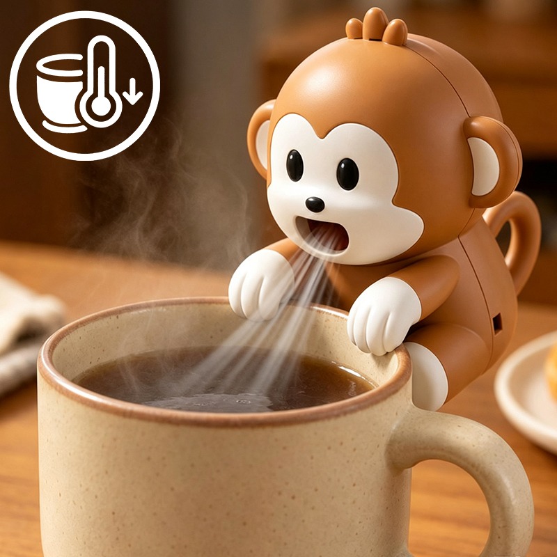 Baby Food For Travelling - Ventilateur portable en forme de singe