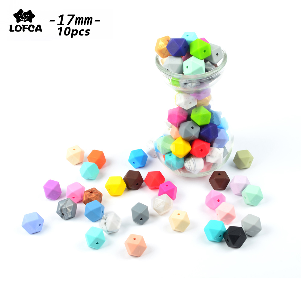 Baby Food Quality - LOFCA 17mm 10 pièces hexagone Silicone