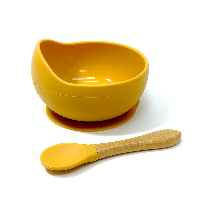 Baby Food Quality - Bol d'alimentation en Silicone anti-déversement de