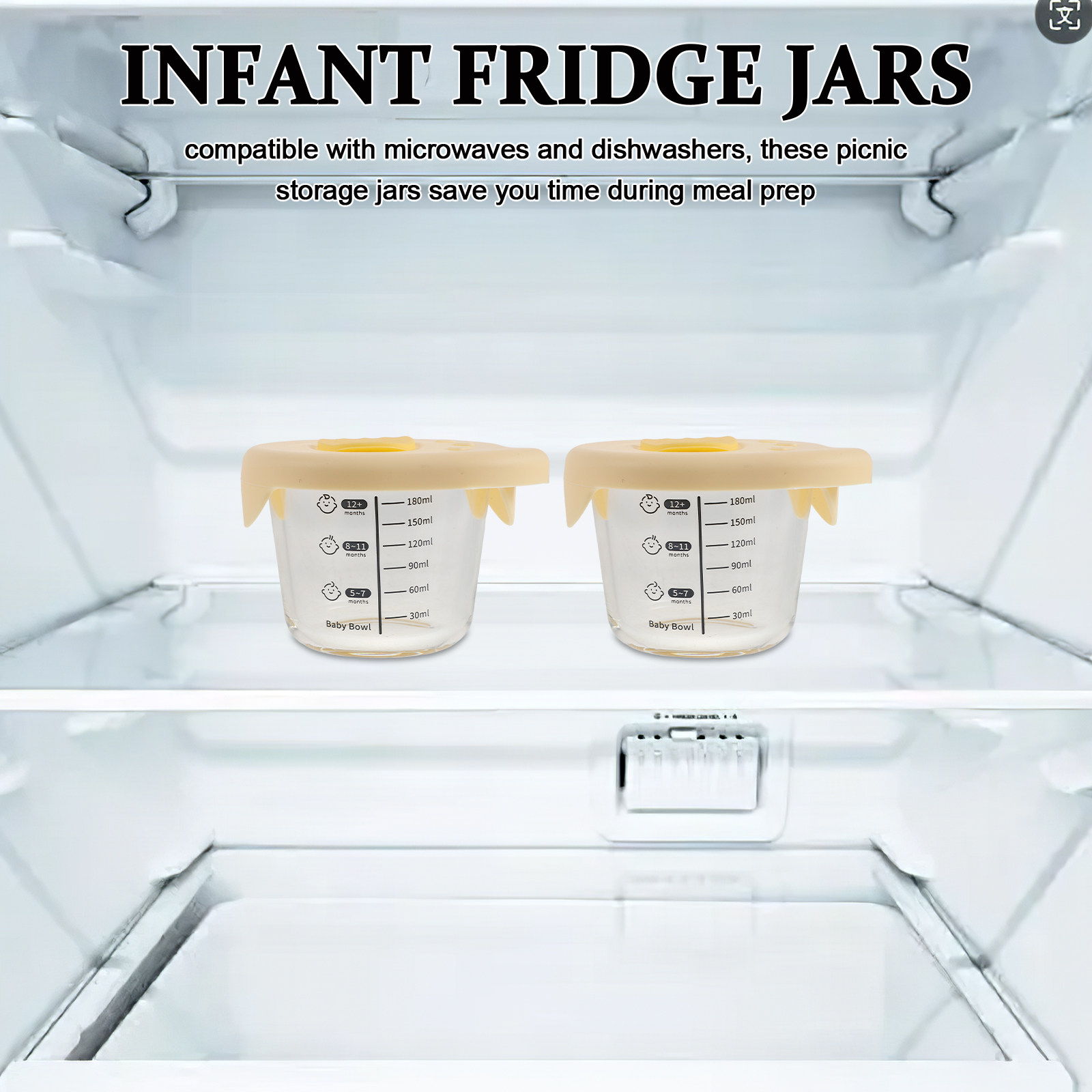 2 pièces de bols de stockage p - Baby Food Prep Containers avis et prix